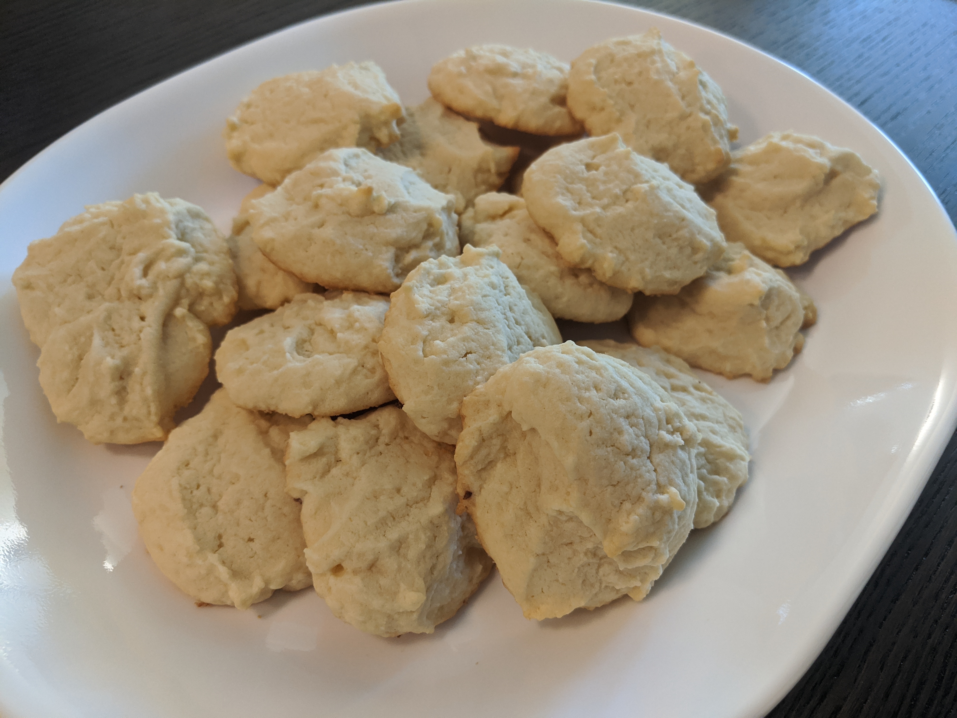 A picture of the cookies